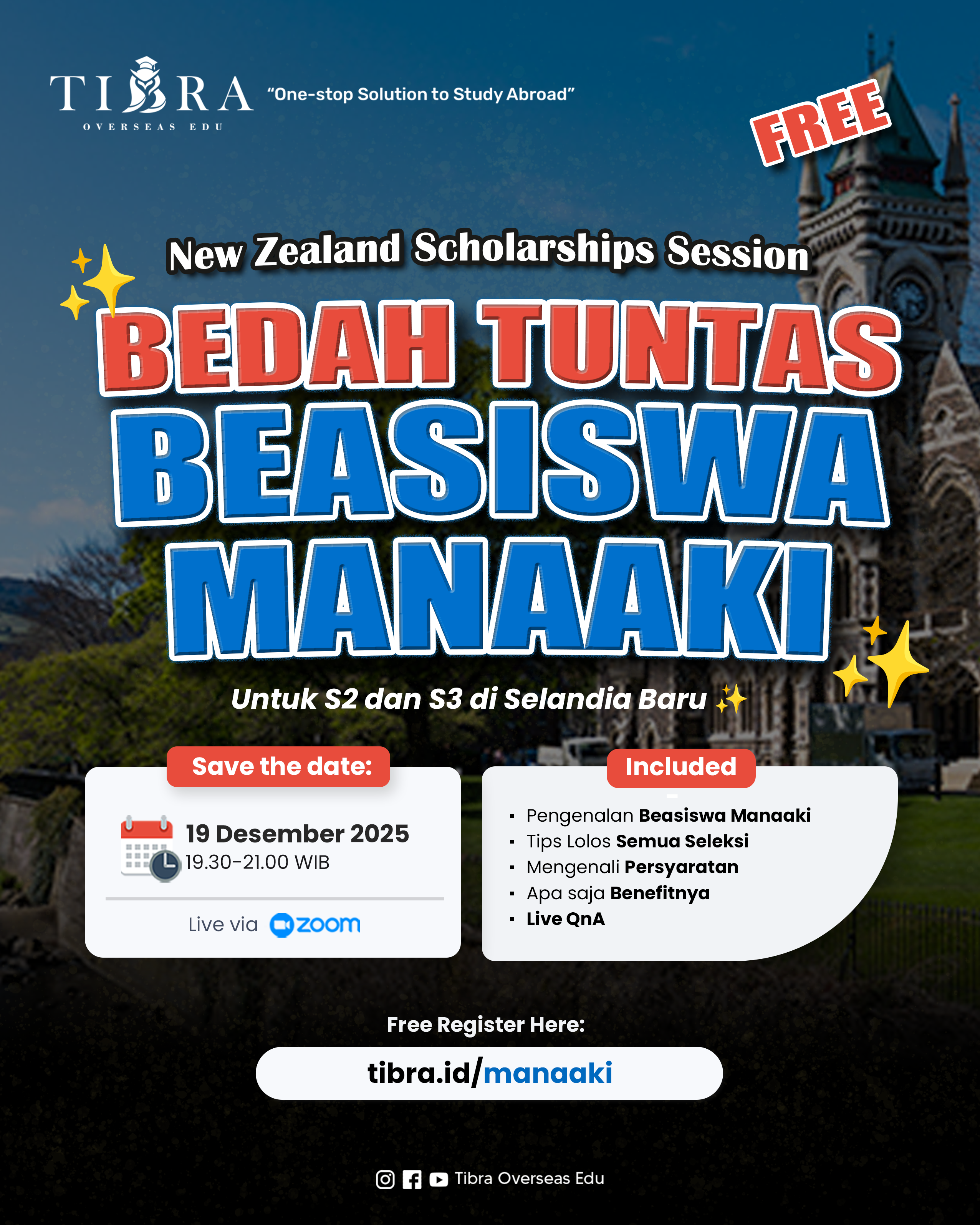 OLD ---  Bedah Tuntas Beasiswa Manaaki